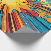 Comic Style Pop Art Explosion (11) Cadeaupapier (Hoek)