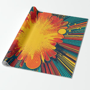 Comic Style Pop Art Explosion (1) Cadeaupapier