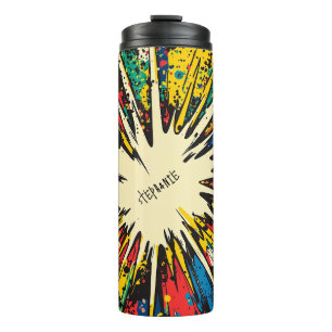 Comic Style Pop Art Explosion (2) Thermosbeker