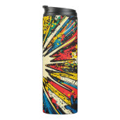 Comic Style Pop Art Explosion (2) Thermosbeker (Geroteerd rechts)