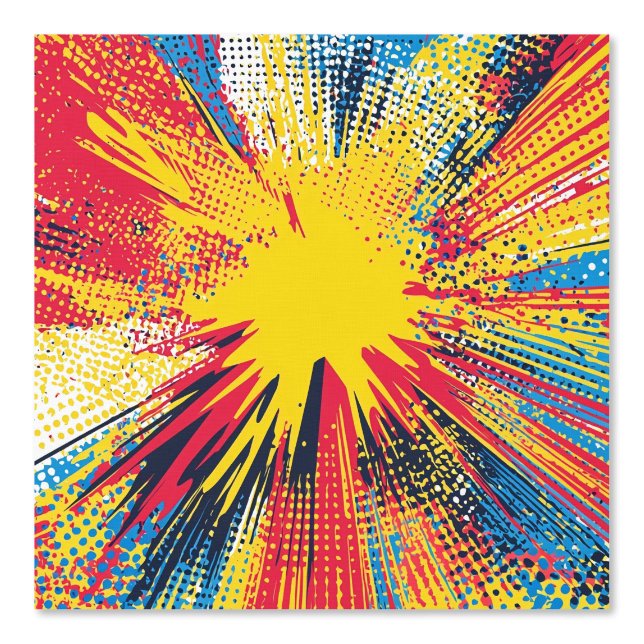 Comic Style Pop Art Explosion (3) Behang (Voorkant)