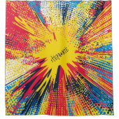 Comic Style Pop Art Explosion (3) Douchegordijn (Voorkant)