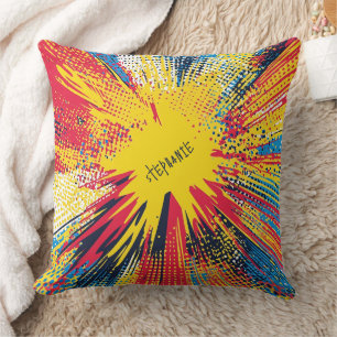 Comic Style Pop Art Explosion (3) Kussen
