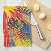 Comic Style Pop Art Explosion (3) Theedoek (Quarter Fold)