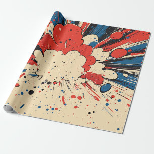 Comic Style Pop Art Explosion (4) Cadeaupapier