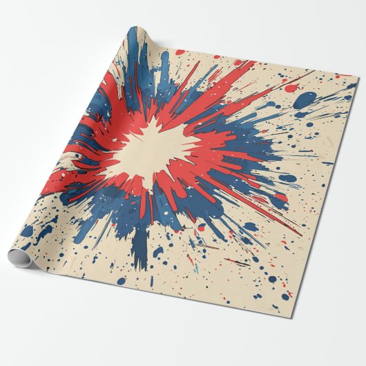 Comic Style Pop Art Explosion (5) Cadeaupapier (Uitgerold)