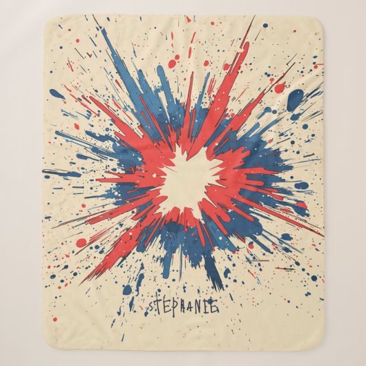Comic Style Pop Art Explosion (5) Sherpa Deken (Voorkant)