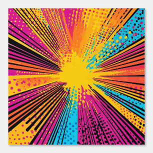 Comic Style Pop Art Explosion (9) Behang