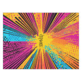Comic Style Pop Art Explosion (9) Tafelkleed (Voorkant (Horizontaal))