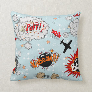 Comic Style Super Hero-ontwerp Kussen