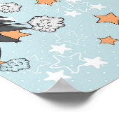 Comic Style Super Hero-ontwerp Poster (Hoek)