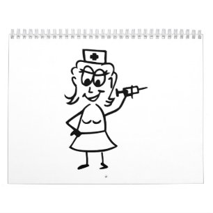 Comic verpleegster kalender
