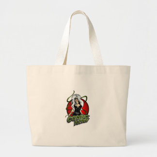 Comic Vine Logo Red Bag Grote Tote Bag
