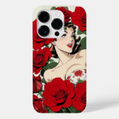 Comic Vrouw iPhone / iPad case (Achterkant)