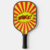 Comic Whack Logo Pickleball Paddle (Achterkant)