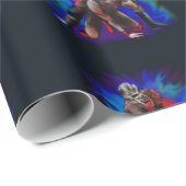 Comic Zombie Wrestlers, SmackDown geschenk wrap Cadeaupapier (Rol Hoek)
