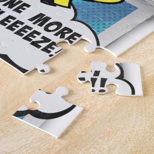 Comical Boxer Jigzaag Puzzle Legpuzzel (Zijkant)