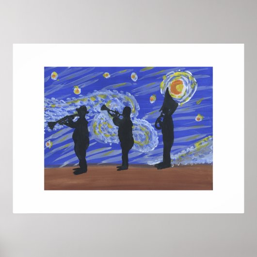 Comical Brass Band Jazz Fest Krewe Poster (Voorkant)