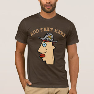 Comical Head als Pirate T-shirt