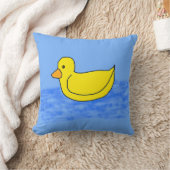 Comical Jaune Ducky Jaune Oreiller (Couverture)