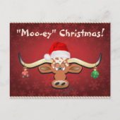 Comical Longhorn Steer Briefkaart (Voorkant)