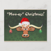 Comical Longhorn Steer Briefkaart (Voorkant)