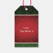 Comical Longhorn Steer Cadeaulabel (Achterkant)