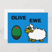 Comical Olive EweCard Briefkaart (Voorkant / Achterkant)