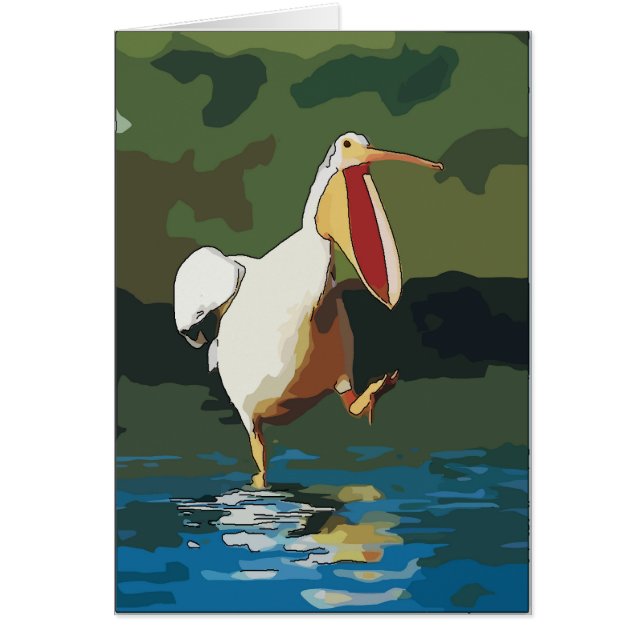 Comical Running Pelican (Devant)