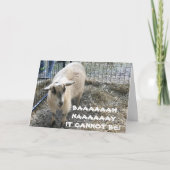 COMICAL SHEEP WEET NIET DAT U "DIE OUDE" WAS KAART (Voorkant)