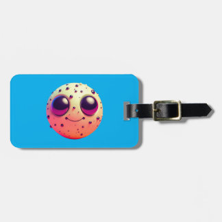 Comical Space Alien Critter Bagagelabel
