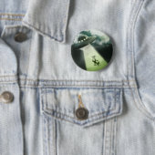 Comical UFO Koe Abduction Button (In situ)