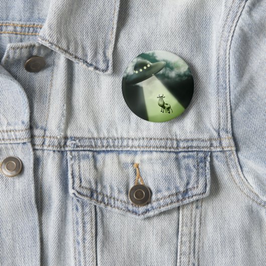 Comical UFO Koe Abduction Button (In situ)