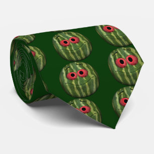 Comical Watermelon Emoticon Stropdas