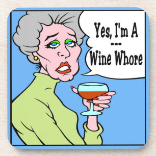 Comical Wine Onderzetter
