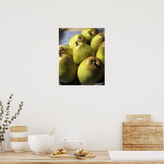 Comice Pears Poster (Keuken)