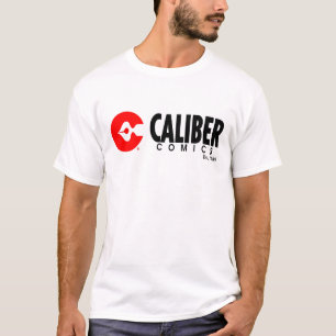 Comics Caliber logo horizontal t-shirt blanc