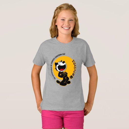 Comics Cartoon Cat | KINDER T-shirt (Voorkant volledig)