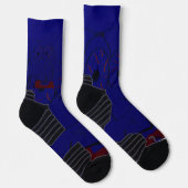Comics Character Athletic Socks Sokken (Rechts)