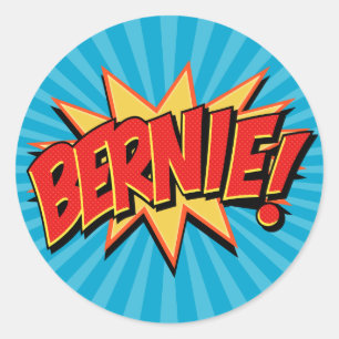 Comics Geeks 4 Bernie Ronde Sticker