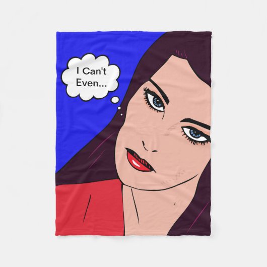 Comics Girl #14 Fleece Deken (Voorkant)