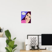 Comics Girl #1 Poster (Thuiskantoor)