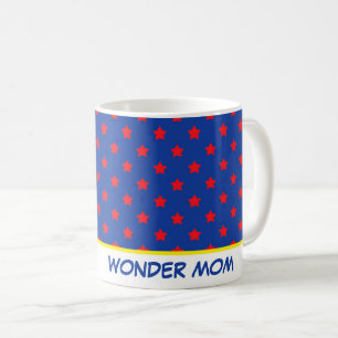 Comics Grappige Superheld Sterren WONDER MOM Fun Koffiemok