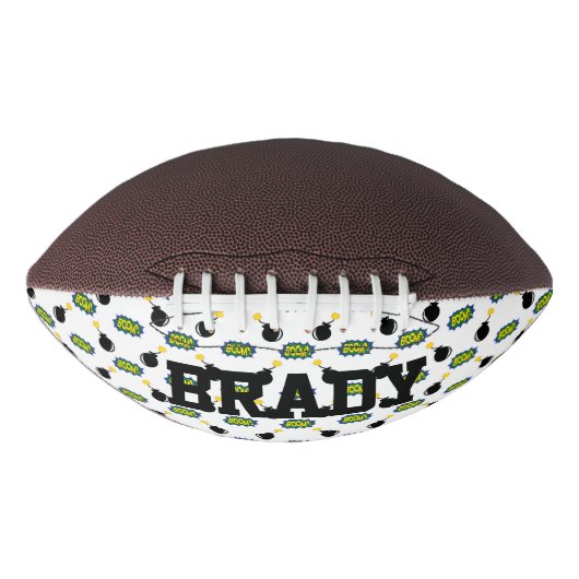 Comics Sport Superheld Naam Smart Fun American Football (Voorkant)