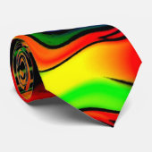 Comics Style Color Swirl Stropdas (Opgerold)