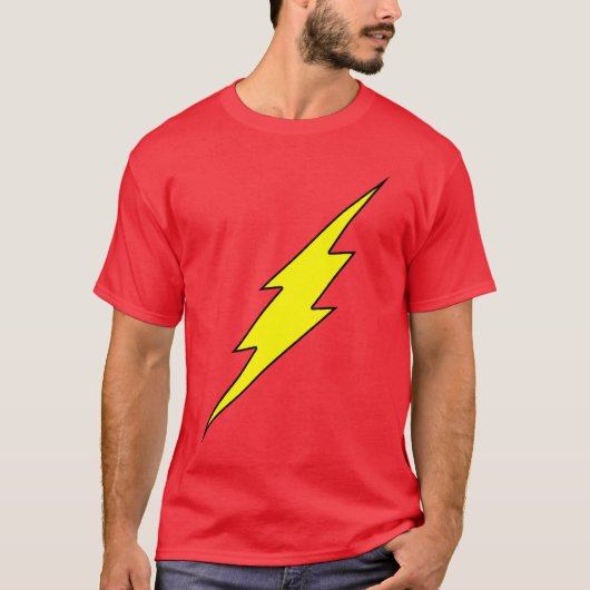 ComicSeeker.com met bliksemschicht T-shirt (Voorkant)