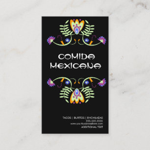 Comida Mexicana Food Truck Logo Visitekaartje