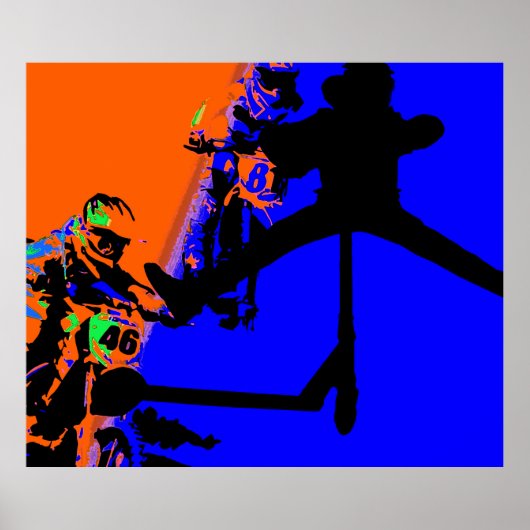 Comin' Through - Motox and Scooter Poster (Voorkant)