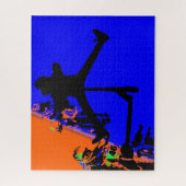 Comin' Through - Motox et Scooter Jigsaw Puzzle (Vertical)