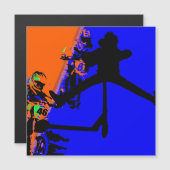 Comin' Through - Motox et Scooter Magnet (Devant / Derrière)